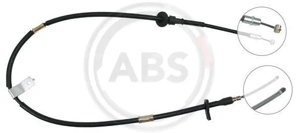 Plaats Bestelling Handremkabel ABS K14078