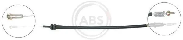 Direct Beschikbaar Gaskabel ABS K37010