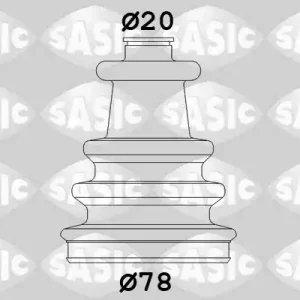 Direct Verzonden Aandrijfashoes Sasic 4003405