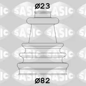 Topkwaliteit Aandrijfashoes Sasic 4003420