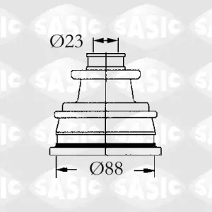 Aandrijfashoes Sasic 4003429 Beperkt Aanbod