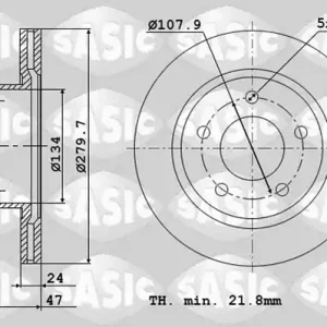 Remschijven Sasic 4004298J Hete Deal