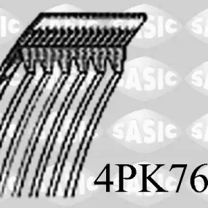 Betaalbaar Poly V-riem Sasic 4PK763