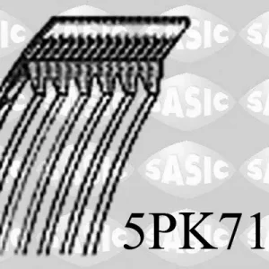 Tijdelijk Beschikbaar Poly V-riem Sasic 5PK715
