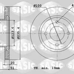 Hete Deal Remschijven Sasic 6104002