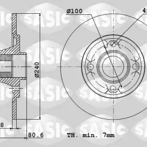 Remschijven Sasic 6104003 Limited Edition