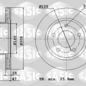 Remschijven Sasic 6104008 Limited Edition