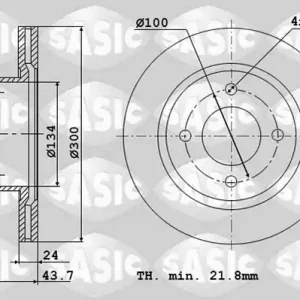 Snelle Levering Remschijven Sasic 6104011