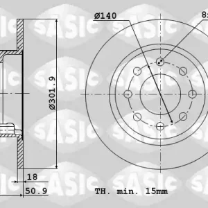 Laatste Kans Remschijven Sasic 6104033