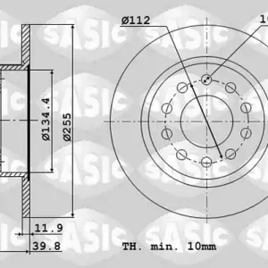 Remschijven Sasic 6106039 Lage Kosten