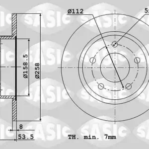 Speciale Aanbieding Remschijven Sasic 6106050