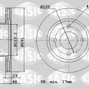 Remschijven Sasic 6106160 Seizoensaanbieding