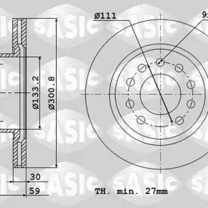 Trendy Remschijven Sasic 6106163
