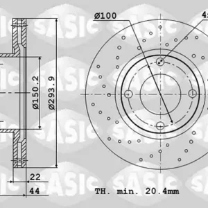 Remschijven Sasic 6106247 Budget