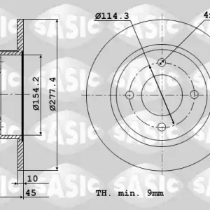 Populair Remschijven Sasic 6106248