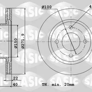 Merkproduct Remschijven Sasic 6106262