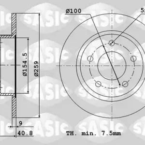 Laatste Versie Remschijven Sasic 6106275