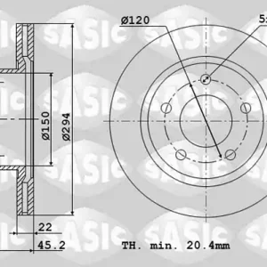 Hoge Kwaliteit Remschijven Sasic 6106310