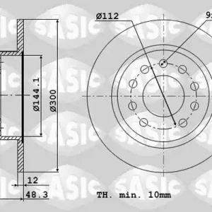 Remschijven Sasic 6106315 Populair