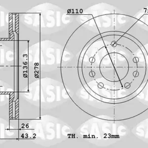Veilige Betaling Remschijven Sasic 6106344