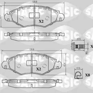 Remblokset Sasic 6210002 Betrouwbaar