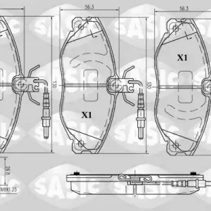 Hoge Kwaliteit Remblokset Sasic 6210005