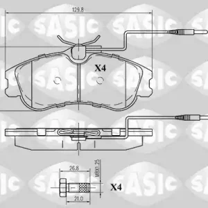 Remblokset Sasic 6210007 Limited Edition