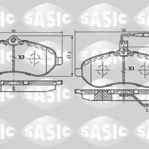 Remblokset Sasic 6210017 Seizoensaanbieding