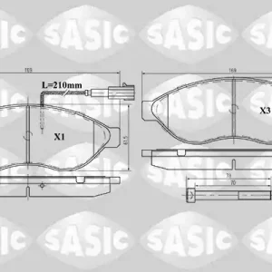 Nieuwe Collectie Remblokset Sasic 6210021