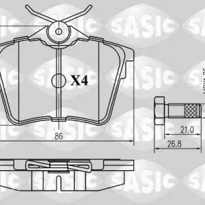 Remblokset Sasic 6210022 Modern