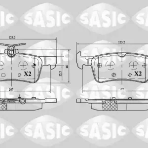 Remblokset Sasic 6210053 Premium