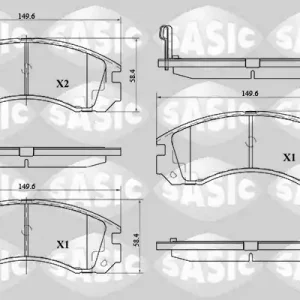 Remblokset Sasic 6210059 Favoriet