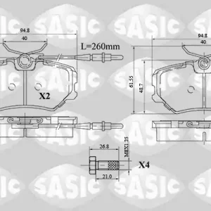 Remblokset Sasic 6210063 Laatste Kans