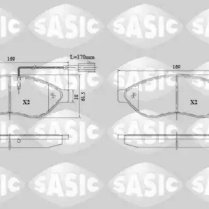 Remblokset Sasic 6210072 Laatste Versie