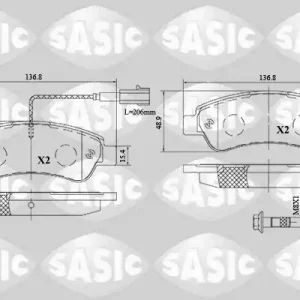 Remblokset Sasic 6210074 Gereduceerde Prijs