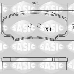Remblokset Sasic 6210089 Bestel Nu