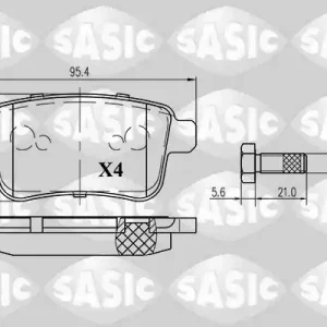 Remblokset Sasic 6214020 Laatste Versie