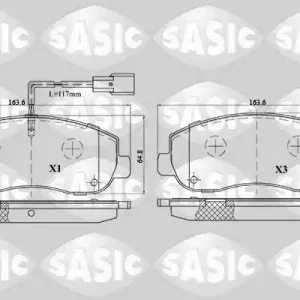 Luxe Remblokset Sasic 6214022