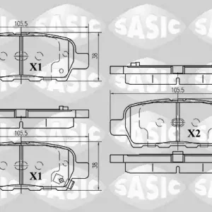 Remblokset Sasic 6214025 Hete Deal