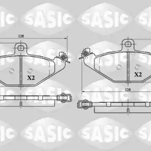 Plaats Bestelling Remblokset Sasic 6214031