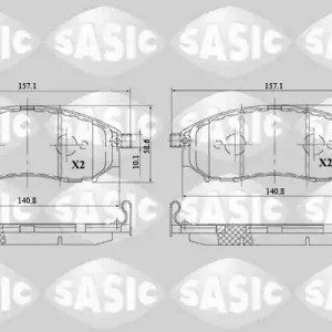Remblokset Sasic 6214036 Direct Beschikbaar