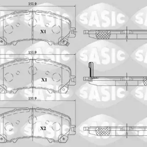 Remblokset Sasic 6214040 Authentiek