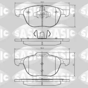 Remblokset Sasic 6216001 Budget