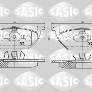Lage Prijs Remblokset Sasic 6216009