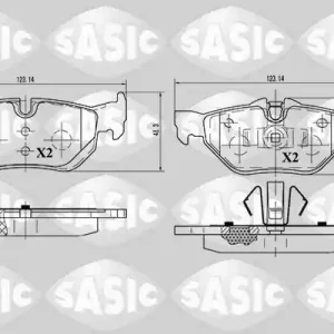 Remblokset Sasic 6216012 Goedkoop