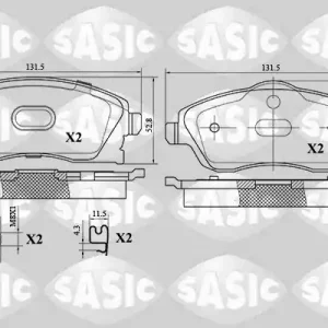 Nu Kopen Remblokset Sasic 6216024