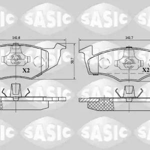 Limited Edition Remblokset Sasic 6216028