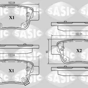 Remblokset Sasic 6216037 Veilige Betaling