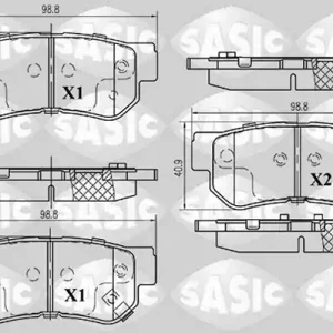 Remblokset Sasic 6216050 Betrouwbaar
