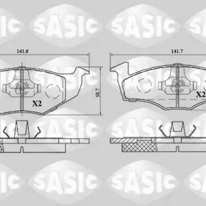Remblokset Sasic 6216051 Gereduceerde Prijs